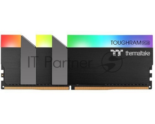 Оперативная память 16GB Thermaltake DDR4 4600 DIMM TOUGHRAM RGB Black Gaming Memory R009D408GX2-4600C19A Non-ECC, CL19, 1.5V, Heat Shield, XMP 2.0, Kit (2x8GB), RTL