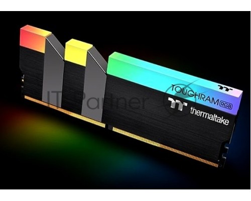 Оперативная память 16GB Thermaltake DDR4 4600 DIMM TOUGHRAM RGB Black Gaming Memory R009D408GX2-4600C19A Non-ECC, CL19, 1.5V, Heat Shield, XMP 2.0, Kit (2x8GB), RTL