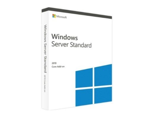 [Неисключительное право на использование ПО] Microsoft Windows Server Standard 2019 English 64Bit 1pk DSP OEI 24 Core DVD (P73-07807)