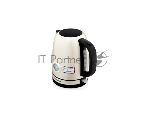 Чайник электрический BRAYER BR1005YE . 2200Вт, STRIX, сталь окраш, термометр,роз.