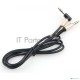 Кабель аудио 90˚ Cablexpert CCAB-02-35MML-1MB. 3.5 джек (M)/3.5 джек (M), черный, 1м, блистер