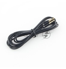 Кабель аудио Cablexpert CCAB-02-35MM-2MB, 3.5 джек (M)/3.5 джек (M), черный, 2м, блистер