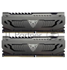 Оперативная память Patriot DDR 4 DIMM 64Gb (32GBx2) PC25600, 3200Mhz, Patriot Viper Steel (PVS464G320C6K) (retail)