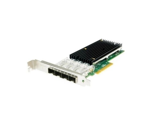 [Сетевое оборудование] Lr-Link LREC9804BF-4SFP+ Сетевая карта/ PCIe x8 10G Quad Port Fiber Server Network Card 