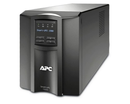 [ИБП] Источник бесперебойного питания APC Smart-UPS SMT1500IC Line Interactive, 1500VA, Tower, 230V, 8x IEC C13 outlets, SmartConnect Port+SmartSlot, AVR, L