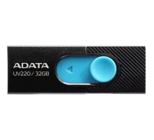 A-DATA Flash Drive 32GB  UV220 USB2.0, черный и синий [AUV220-32G-RBKBLl]