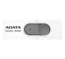 A-DATA Flash Drive 64GB UV220  USB2.0, белый и серый [auv220-64g-rwhgy]