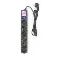 Power Cube Фильтр-удлинитель 1,9м 6 р 16А SPG6-B1,9M (21887), черный