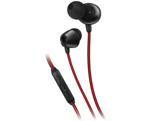 [Наушники] Наушники внутриканальные с микрофоном SVEN E-292M, черн-красн, пульт