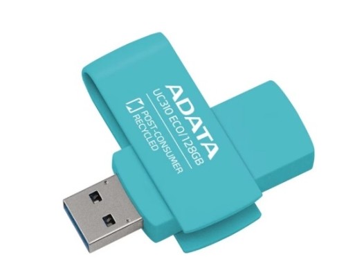 [Носитель информации] A-DATA Flash Drive 128GB <UC310E-128G-RGN> UC310E, USB 3.2, зеленый