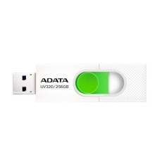 A-DATA Flash Drive 256GB <AUV320-256G-RWHGN> UV320, USB 3.2, белый/зеленый