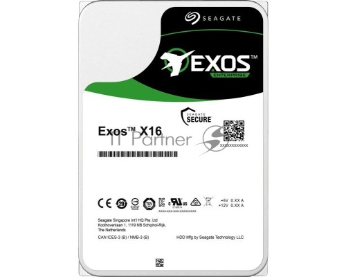 Жесткий диск SAS 12TB 7200RPM 12GB/S 256MB ST12000NM002G SEAGATE