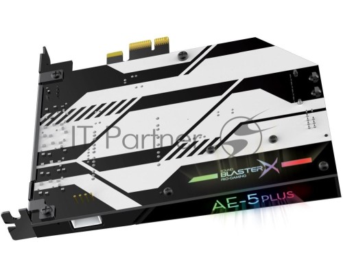 Звуковая карта Creative PCI-E BlasterX AE-5 Plus (BlasterX Acoustic Engine) 5.1 Ret