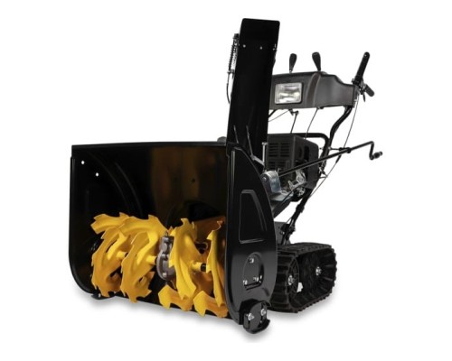 [Снегоуборочная техника] CHAMPION Снегоуборщик STT761E { 7,0лс61см6 F/2R гусеницы 3л 90кг эл.стартер, фара, обогрев рук } 
