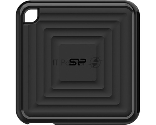 Твердотельный диск 960GB Silicon Power PC60, External, USB 3.2 Type-C [R/W - 540/500 MB/s] черный