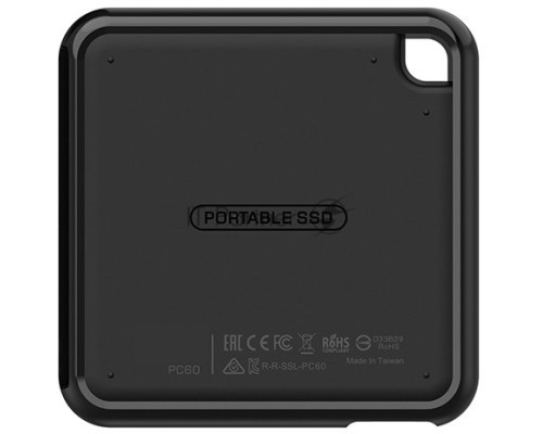 Твердотельный диск 960GB Silicon Power PC60, External, USB 3.2 Type-C [R/W - 540/500 MB/s] черный