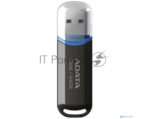 Флеш диск ADATA 64GB Classic C906, USB 2.0, Черный