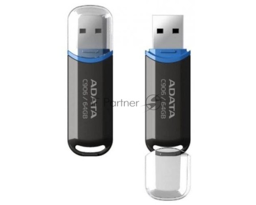 Флеш диск ADATA 64GB Classic C906, USB 2.0, Черный