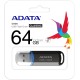 Флеш диск ADATA 64GB Classic C906, USB 2.0, Черный
