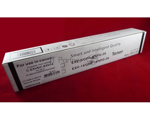 Картридж лазерный Canon iR 1600/1610/2000/2010/2016/2020 C-EXV5/C-EXV14/GPR-8 (туба 440г) JPN
