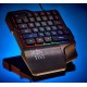 Игровой блок Oklick 701G IRON FIST черный USB for gamer LED (подставка для запястий)