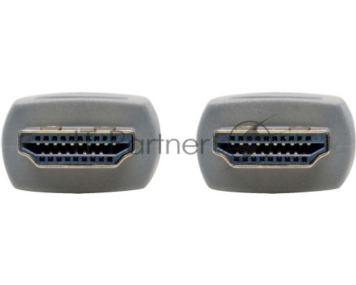 Кабель аудио-видео Tripplite HDMI (m)/HDMI (m) 0.9м. Позолоченные контакты черный/серый (P568-003-2A)