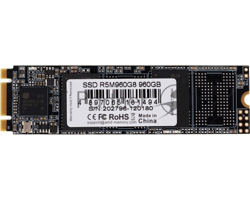 Накопитель SSD AMD 960Gb R5M960G8 SATA III  Radeon M.2 2280