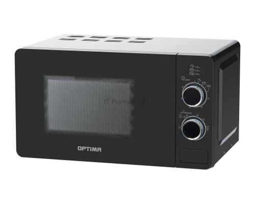 Микроволновая печь OPTIMA MO-2110B (20л, 700Вт,механич.ПУ, кнопка д/открыв. дверцы,лампа, черн)