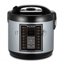 Мультиварка Willmark WMC-59OBT (16реж.,Led-дисп.,м-пов.,проз.крышка,5л,900Вт,черный ц)