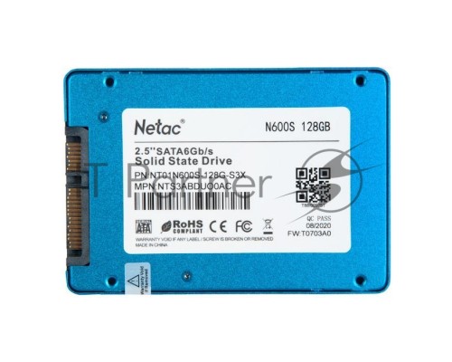 Накопитель SSD Netac 128Gb N600S Series 2.5