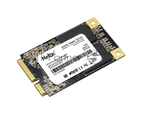 Накопитель SSD mSATA Netac 128Gb N5M Series <NT01N5M-128G-M3X> Retail (SATA3, up to 510/440MBs, 3D TLC)