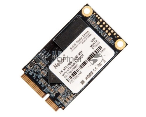 Накопитель SSD mSATA Netac 128Gb N5M Series <NT01N5M-128G-M3X> Retail (SATA3, up to 510/440MBs, 3D TLC)