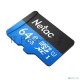 Флеш карта microSDHC 64GB Netac P500 <NT02P500STN-064G-R>  (с SD адаптером) 80MB/s