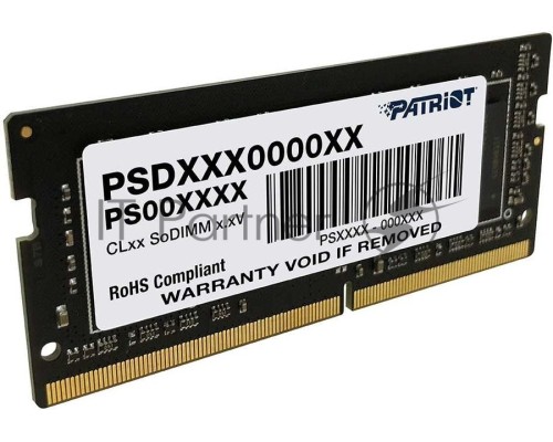 Оперативная память SO-DIMM DDR 4 DIMM 16Gb PC25600, 3200Mhz, Patriot Signature (PSD416G32002S) (retail) Оперативная память SO-DIMM DDR 4 DIMM 16Gb PC25600, 3200Mhz, Patriot Signature (PSD416G32002S) (retail)
