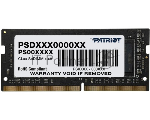 Оперативная память SO-DIMM DDR 4 DIMM 16Gb PC25600, 3200Mhz, Patriot Signature (PSD416G320081S) (retail) Оперативная память SO-DIMM DDR 4 DIMM 16Gb PC25600, 3200Mhz, Patriot Signature (PSD416G320081S) (retail)