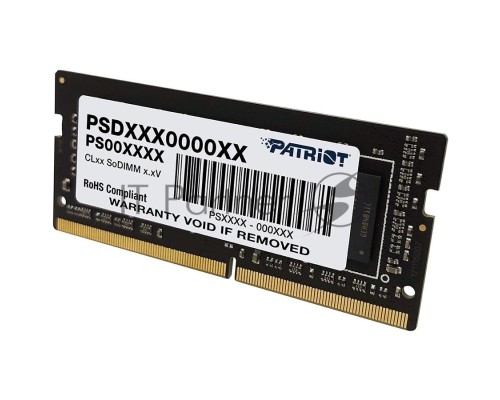 Оперативная память SO-DIMM DDR 4 DIMM 16Gb PC25600, 3200Mhz, Patriot Signature (PSD416G320081S) (retail) Оперативная память SO-DIMM DDR 4 DIMM 16Gb PC25600, 3200Mhz, Patriot Signature (PSD416G320081S) (retail)