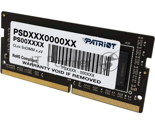 Оперативная память SO-DIMM DDR 4 DIMM 16Gb PC25600, 3200Mhz, Patriot Signature (PSD416G320081S) (retail) Оперативная память SO-DIMM DDR 4 DIMM 16Gb PC25600, 3200Mhz, Patriot Signature (PSD416G320081S) (retail)