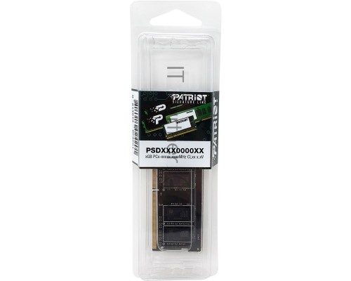 Оперативная память SO-DIMM DDR 4 DIMM 16Gb PC25600, 3200Mhz, Patriot Signature (PSD416G320081S) (retail) Оперативная память SO-DIMM DDR 4 DIMM 16Gb PC25600, 3200Mhz, Patriot Signature (PSD416G320081S) (retail)