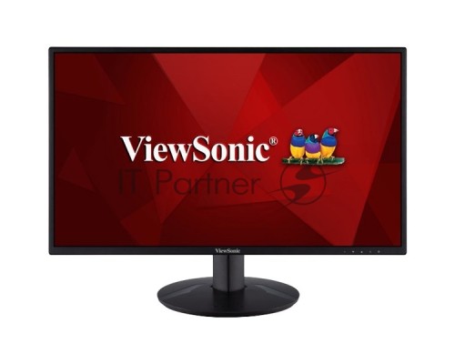 Монитор ViewSonic VA2418-SH 23.8'' 16:9 1920х1080(FHD) IPS, nonGLARE, 250cd/m2, H178°/V178°, 1000:1, 50M:1, 16.7M, 5ms, VGA, HDMI, Tilt, 3Y, Black