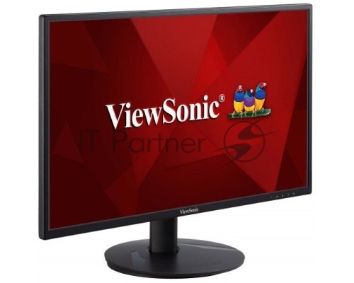 Монитор ViewSonic VA2418-SH 23.8'' 16:9 1920х1080(FHD) IPS, nonGLARE, 250cd/m2, H178°/V178°, 1000:1, 50M:1, 16.7M, 5ms, VGA, HDMI, Tilt, 3Y, Black