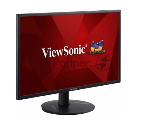 Монитор ViewSonic VA2418-SH 23.8'' 16:9 1920х1080(FHD) IPS, nonGLARE, 250cd/m2, H178°/V178°, 1000:1, 50M:1, 16.7M, 5ms, VGA, HDMI, Tilt, 3Y, Black