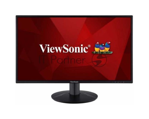 Монитор ViewSonic VA2418-SH 23.8'' 16:9 1920х1080(FHD) IPS, nonGLARE, 250cd/m2, H178°/V178°, 1000:1, 50M:1, 16.7M, 5ms, VGA, HDMI, Tilt, 3Y, Black