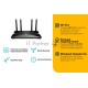 Беспроводной маршрутизатор TP-LINK Archer AX10 (802.11a/b/g/n/ac/ax, 2.4/5ГГц, до 1.2Гбит/с, LAN 4x1Гбит/с, WAN 1x1Гбит/с) (Archer AX10))