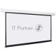 Экран с электроприводом Lumien Eco Control 198x300 см (раб. область 164х292 см) Matte White черная кайма по периметру 16:9