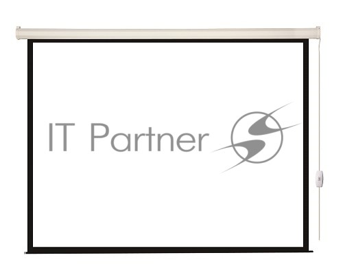 Экран с электроприводом Lumien Eco Control 152x240 см (раб. область 144х232 см) Matte White черная кайма по периметру 16:9