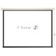 Экран с электроприводом Lumien Eco Control 152x240 см (раб. область 144х232 см) Matte White черная кайма по периметру 16:9