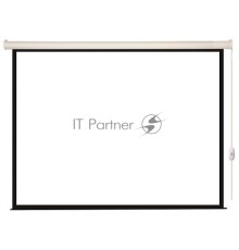 Экран с электроприводом Lumien Eco Control 244x244 см (раб. область 236х236 см) Matte White черная кайма по периметру 1:1