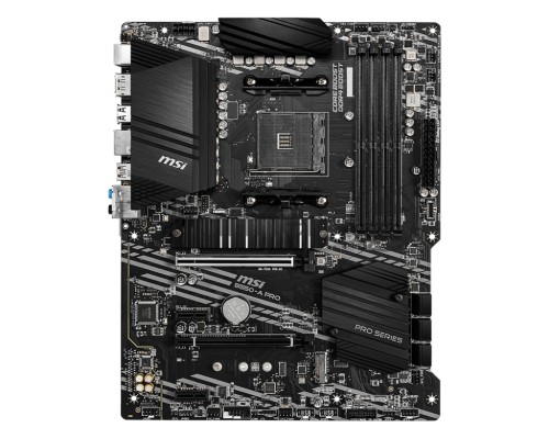 Материнская плата MSI B550-A PRO, AM4, AMD B550, 4xDDR4, 6xSATA, 2xM.2, 1xPCI-E 4.0 x16, 1xPCI-E 3.0 x16, 2xPCI-E x1, 1xHDMI, 1xDP, 1x 1Gb LAN, 4xUSB-A 2.0, 2xUSB-A 3.2 Gen 1, 1xUSB-A 3.2 Gen 2, 1xUSB-C 3.2 Gen 2, 6x3.5 мм, 7.1, ATX