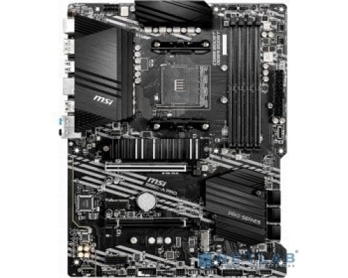 Материнская плата MSI B550-A PRO, AM4, AMD B550, 4xDDR4, 6xSATA, 2xM.2, 1xPCI-E 4.0 x16, 1xPCI-E 3.0 x16, 2xPCI-E x1, 1xHDMI, 1xDP, 1x 1Gb LAN, 4xUSB-A 2.0, 2xUSB-A 3.2 Gen 1, 1xUSB-A 3.2 Gen 2, 1xUSB-C 3.2 Gen 2, 6x3.5 мм, 7.1, ATX