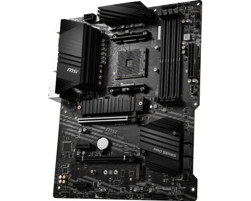 Материнская плата MSI B550-A PRO, AM4, AMD B550, 4xDDR4, 6xSATA, 2xM.2, 1xPCI-E 4.0 x16, 1xPCI-E 3.0 x16, 2xPCI-E x1, 1xHDMI, 1xDP, 1x 1Gb LAN, 4xUSB-A 2.0, 2xUSB-A 3.2 Gen 1, 1xUSB-A 3.2 Gen 2, 1xUSB-C 3.2 Gen 2, 6x3.5 мм, 7.1, ATX